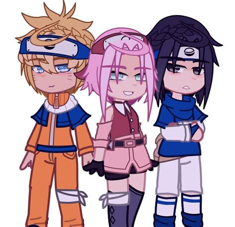 Team 7 gacha club /:naruto:/ em 2022 | Personagens de anime, Bonecos de ...