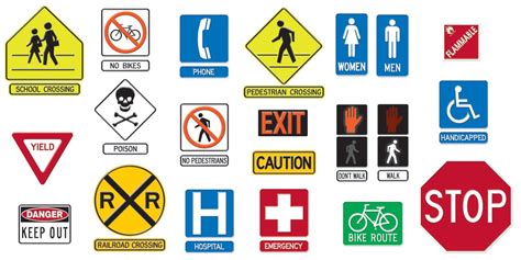 Printable Safety Signs And Symbols