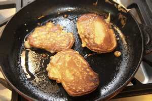 Spam fritters, British recipe