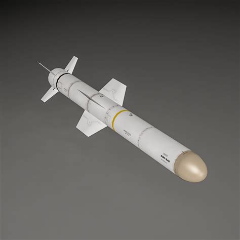 3D model AGM-84D HARPOON Anti-Ship Missile VR / AR / low-poly | CGTrader