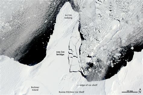 Rapid Sea Ice Breakup along the Ronne-Filchner Ice Shelf : Natural Hazards