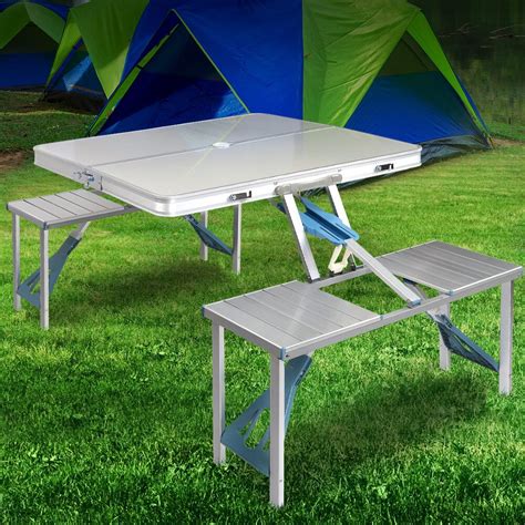 Portable Folding Camping Table and Chair Set 85cm