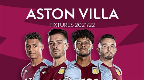 Aston Villa: Premier League 2021/22 fixtures and schedule | Football ...