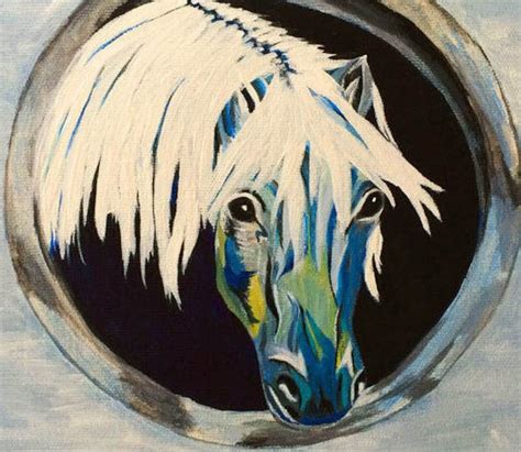 Palomino Horse Original Painting from Photo Acrylic Canvas | Etsy