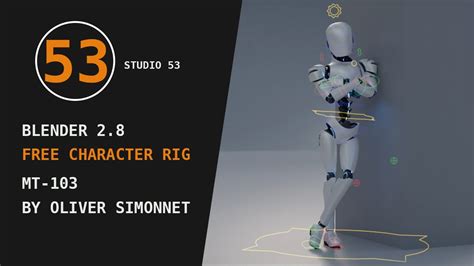 Blender 2.8: Free Character Rig - MT-103 by Oliver Simonnet - YouTube