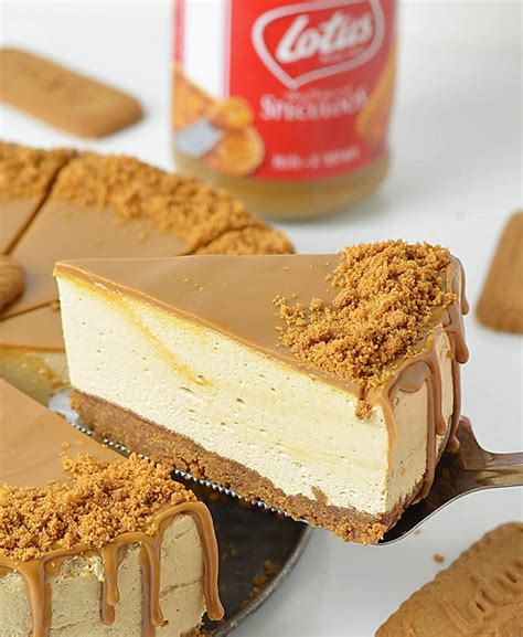 No Bake Lotus Biscoff Cheesecake - Lidia's Cookbook