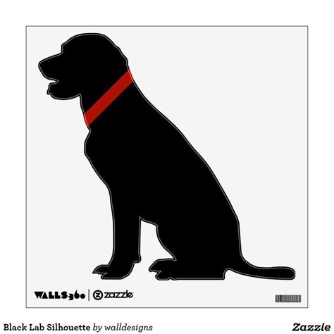 Black Lab Silhouette Room Graphics | Lab dogs, Lab silhouette, Black labrador retriever