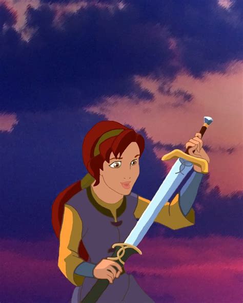 Kayley with Excalibur by ~rivermer on deviantART Excalibur, Disney Animation, Animation Film ...