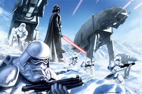 Star Wars Hoth Battle by pierreloyvet on DeviantArt