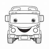 Free Printable Baby Bus Coloring Pages sketch template