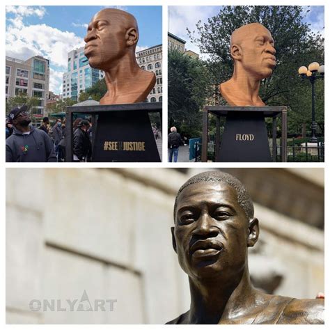 Custom life size brooklyn newark actor george floyd statue sculpture ...