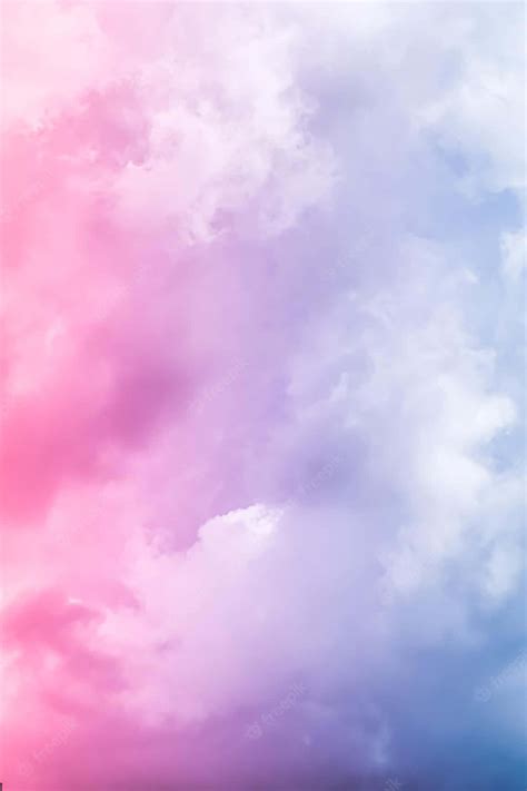 Download Pink and Blue Cloud Beautiful pink and blue clouds kissing the sky Wallpaper ...