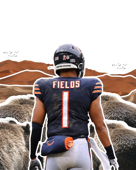 Justin Fields - Chicago Bears on Behance