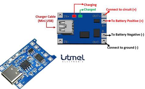 TP4056 Li-ion 18650 Battery Charger Module Pinout,, 58% OFF