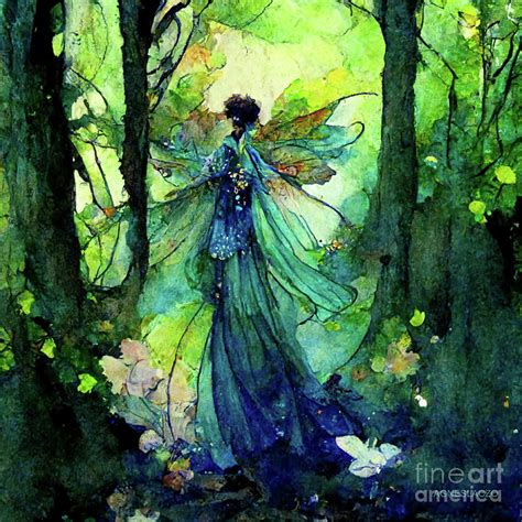 Forest Fairy Digital Art by Agnes Laczo | Pixels