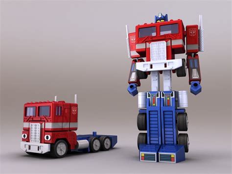 Optimus Prime - G1 toy free 3D Model .stp - CGTrader.com