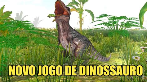 NOVO JOGO DE DINOSSAURO MUNDO ABERTO PARA ANDROID GAMEPLAY - YouTube