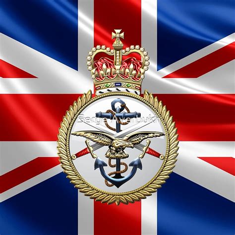 "British Armed Forces Emblem 3D" by Serge Averbukh | Redbubble