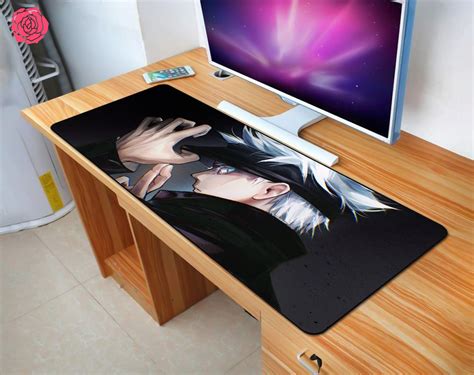 Desk Mat Satoru Gojo Mousepad Big Gaming Mousepad Anime | Etsy