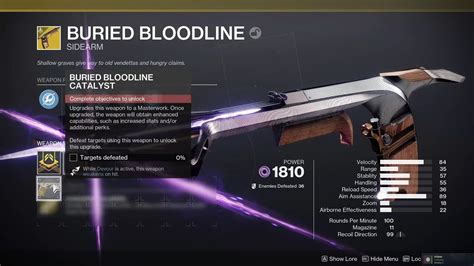 Destiny 2 Buried Bloodline + Catalyst: How to get them