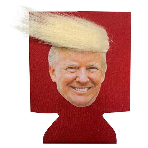 Trump Funny Hair Beer Can Cooler Cup Holder for Cans Bottles Pint ...