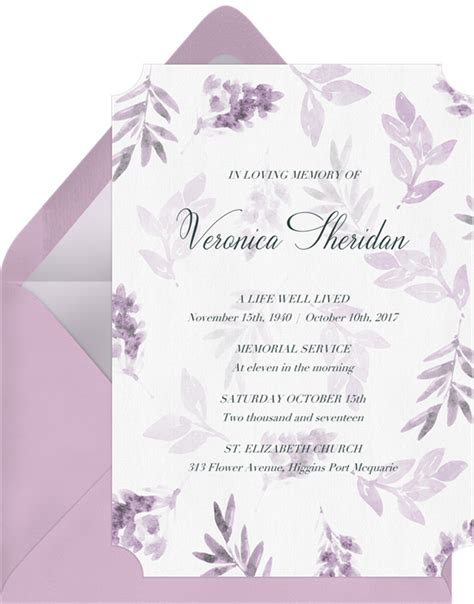 21 Beautiful Celebration of Life Invitations to Honor Your Loved One