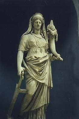 Ceres, the goddess of agriculture