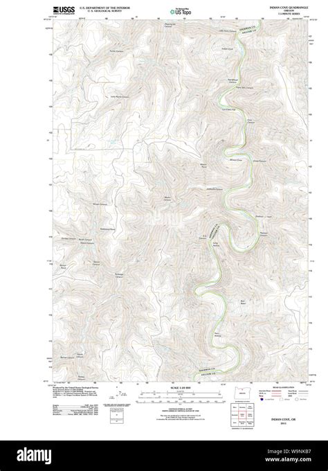 Map of cove oregon hi-res stock photography and images - Alamy