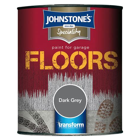 Johnstone's Paint For Garage Floors - Dark Grey 2.5L | DIY