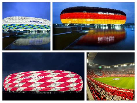 The Allianz Arena is a football stadium in Munich, Bavaria, Germany. Widely known for its ...