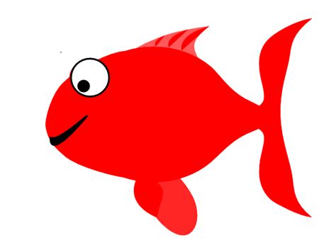 Red Happy Fish Clip Art at Clker.com - vector clip art online, royalty ...