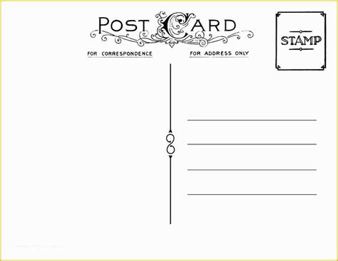 Free 4×6 Blank Postcard Template Of 8 Best Of Printable Index Cards ...