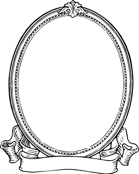 clip art oval frame - Clip Art Library