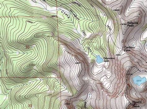 Printable Topographic Map Of Horton Lake 096o Nt | Images and Photos finder