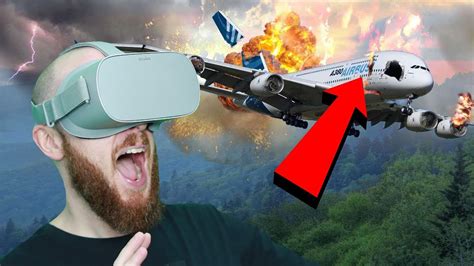 PLANE CRASH IN VIRTUAL REALITY!! Face Your Fears Oculus Go Gameplay - YouTube