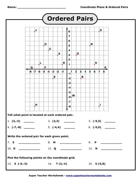 Grid Math Worksheet