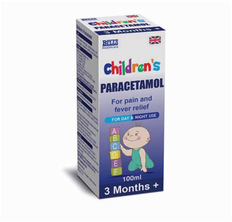 Children Pain Relief (Paracetamol) 100ml updated Design