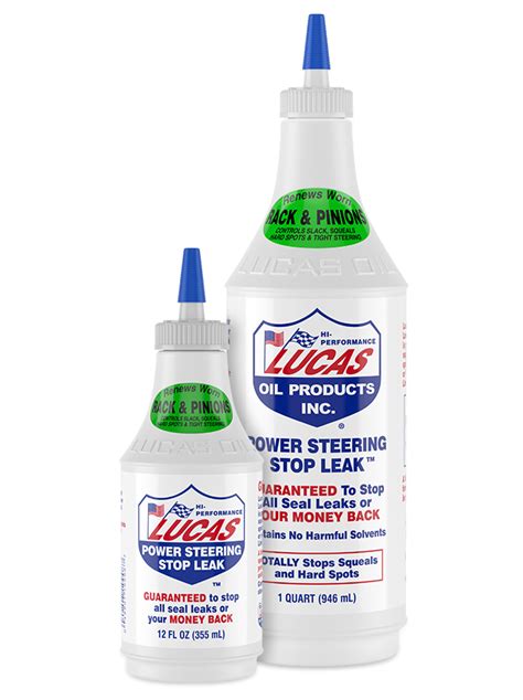 Power Steering Stop Leak – Lucas Oil Products, Inc. – Keep That Engine ...