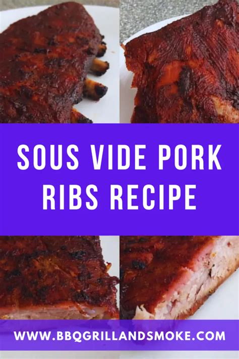 Sous Vide Pork Ribs Recipe - BBQ Grill and Smoke