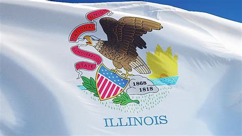 Illinois State Flag - WorldAtlas.com