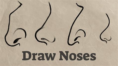 How to Draw Noses From the Side - RapidFireArt