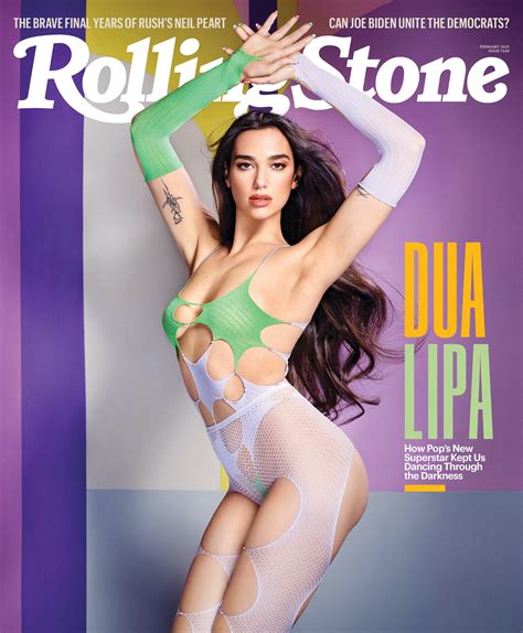 Dua Lipa Wore Pastel Fishnets (& Not Much Else) On The Cover Of ‘Rolling Stone’ - First Styler