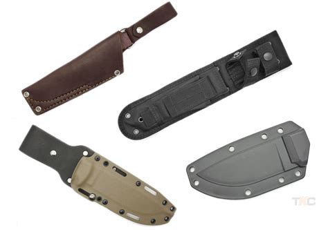 Leather, Plastic, Nylon or Custom Kydex Knife Sheaths for Fixed Blades ...