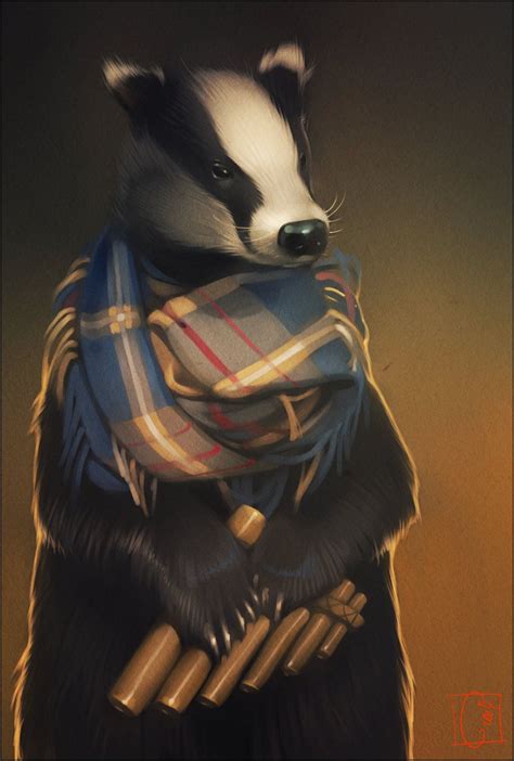 badger by GaudiBuendia on DeviantArt | Character art, Badger illustration, Furry art