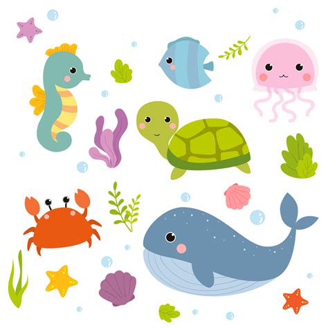 Download Animals, Cute Animals, Aquatic Animals. Royalty-Free Stock Illustration Image - Pixabay