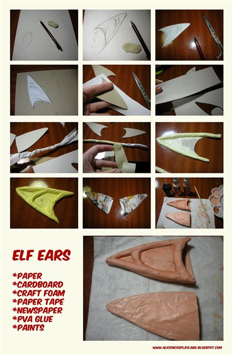 Cosplay tutorial: Elf ears / Orejas de elfo | Alice in Cosplayland