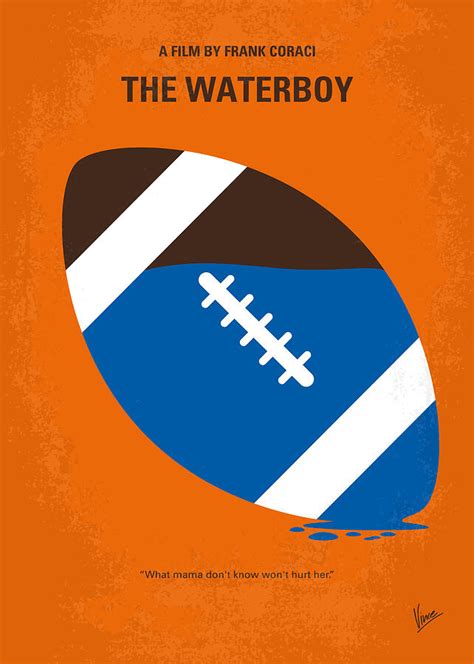 No580 My The Waterboy minimal movie poster Digital Art by Chungkong Art - Pixels