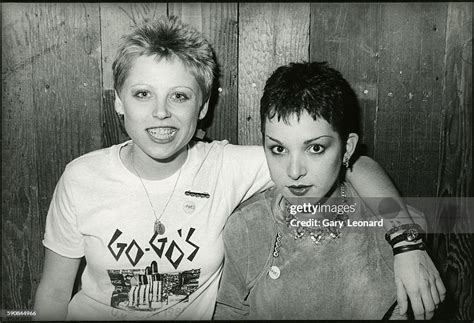 Gina Schock, Jane Wiedlin. News Photo - Getty Images