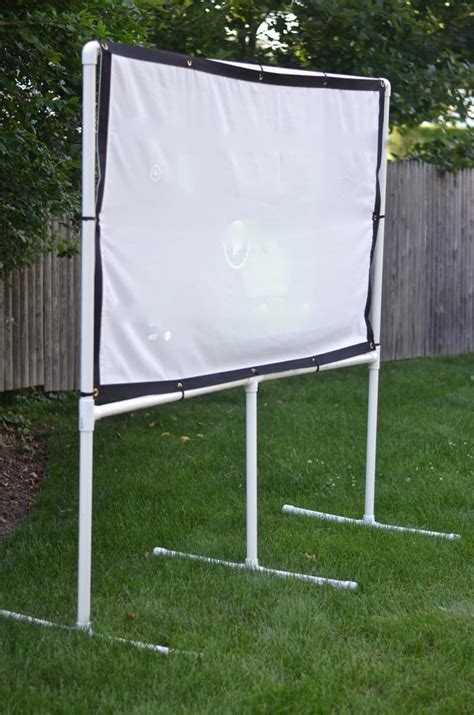 DIY Backyard Movie Screen - At Charlotte's House