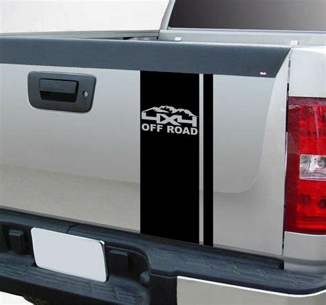 Truck Tailgate Decal 4x4 off Road Racing Stripe Vinyl Sticker - Etsy